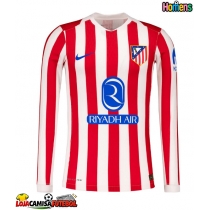 Camisa de Futebol Atletico Madrid Equipamento Principal 2025-26 Manga Comprida